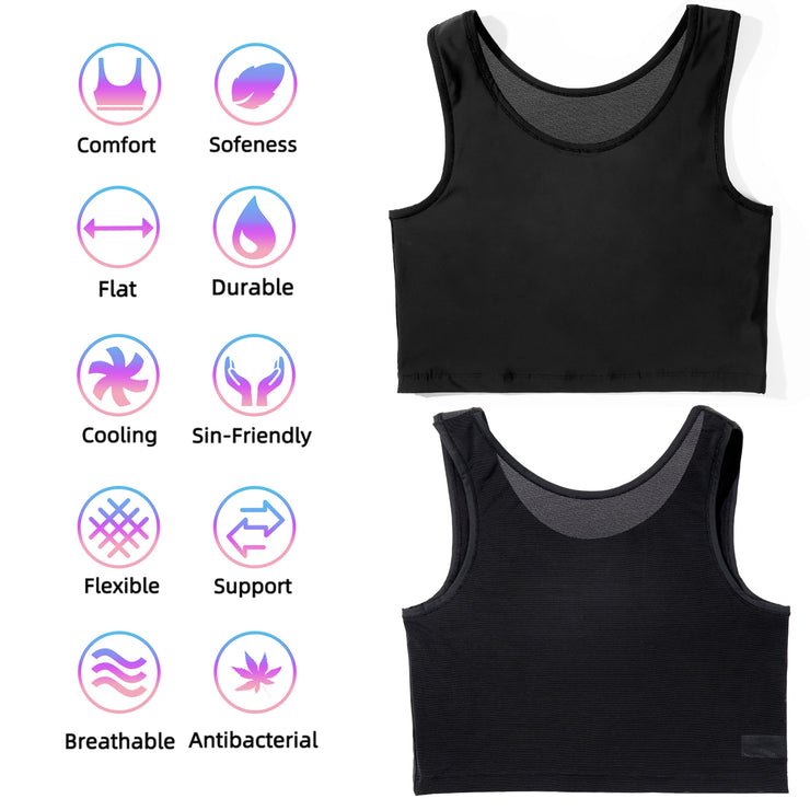 Breathable Back Chest Binder