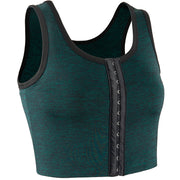 3 rows central clasp chest binder