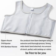 Zip Up Elastic Chest Binder