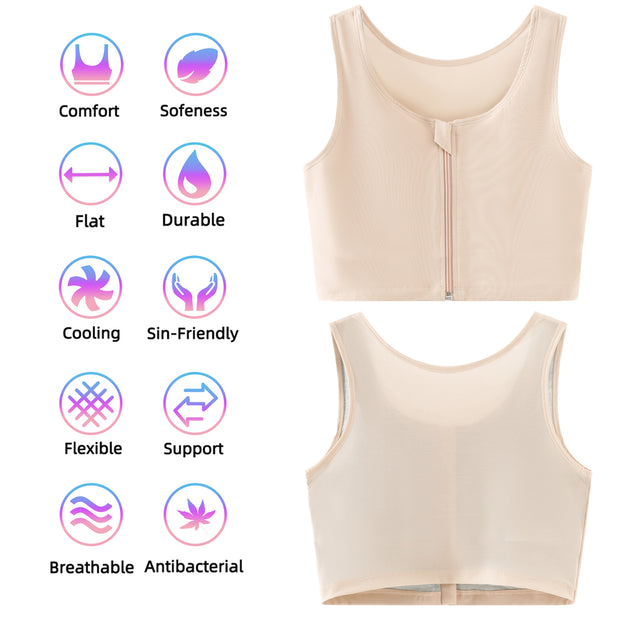 Zip Up Chest Binder