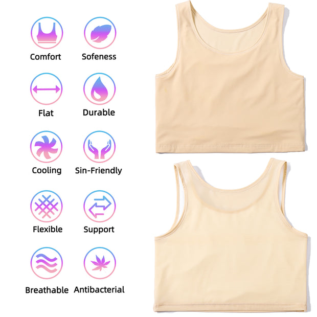 Breathable Back Chest Binder