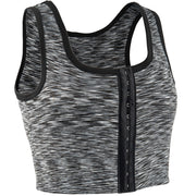 3 rows central clasp chest binder