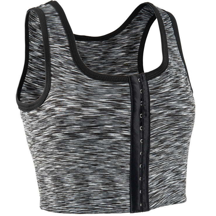 3 rows central clasp chest binder
