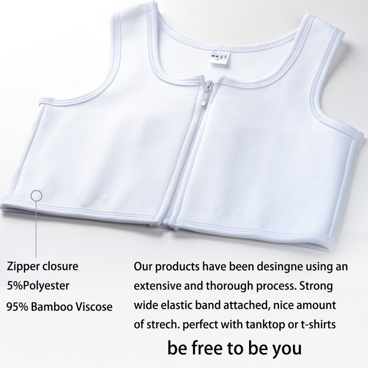 Zip Up Elastic Chest Binder