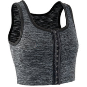 3 rows central clasp chest binder